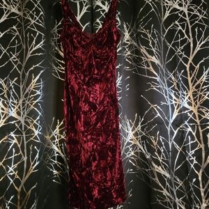 Tatyana/Bettie Page crushed velvet pencil dress Size L